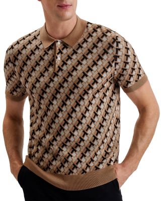 Ted Baker - Textured Jacquard Polo Shirt