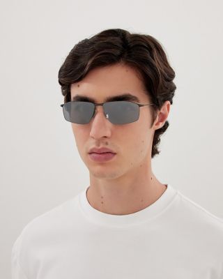 Invisible 2.0 Rectangular Sunglasses, 62mm