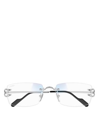 C Decor Rectangle Sunglasses, 56mm