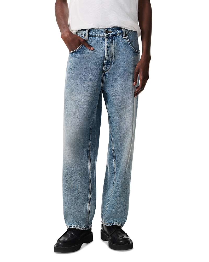 rag & bone Authentic Rigid Baggy Jeans in Beacon Blue