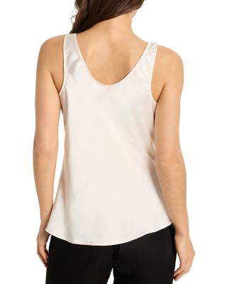 Day Gloss Woven Scoop Tank