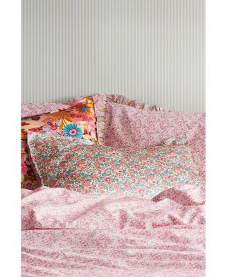  Liberty Fabric Betsy Candy Floss Print Silk Pillowcase, Standard