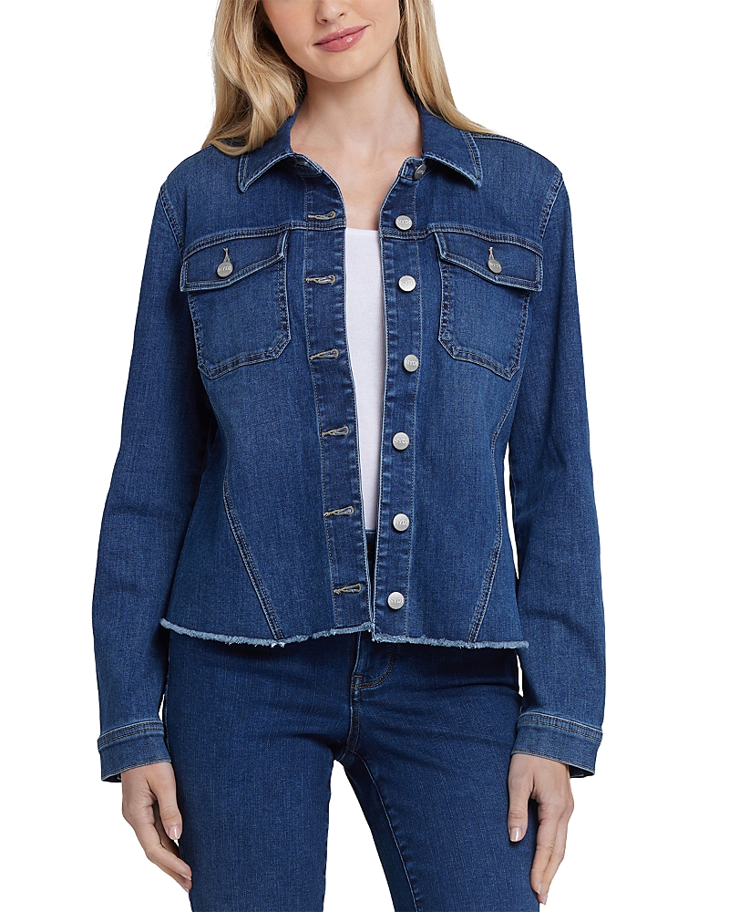 Nydj Frayed Hem Jean Jacket