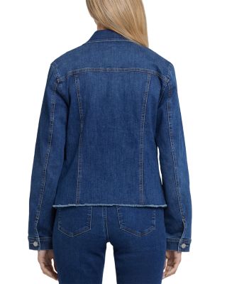 Frayed Hem Jean Jacket
