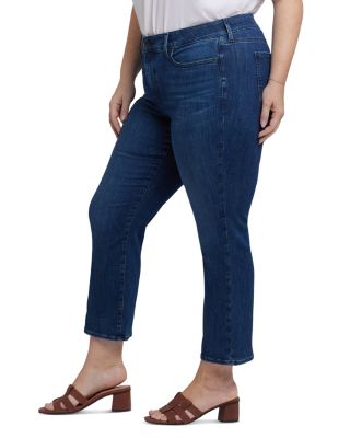 Marilyn Straight Ankle Jeans in Ibiza Blue