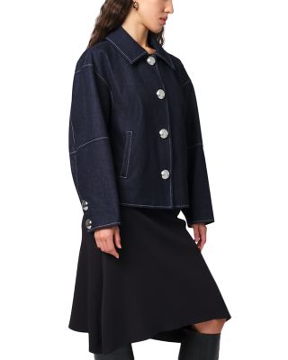 Indio Faux Leather Cropped Jacket