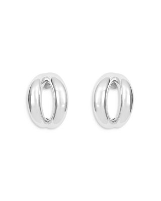 Via Large Open Circle Statement Earrings
