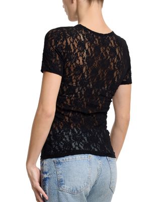 Signature Short Sleeve Lace Top