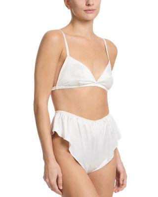 Satin Sleep Bralette & Satin Sleep Flutter Tanga