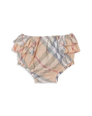 Emmie Burberry Check Dress, Bloomers, & Hat Set - Baby