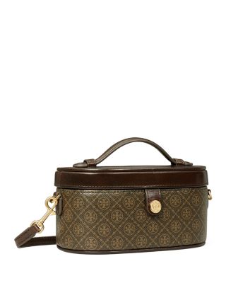 Tory Burch T Monogram Coated Canvas Vanity Case | Bloomingdale's