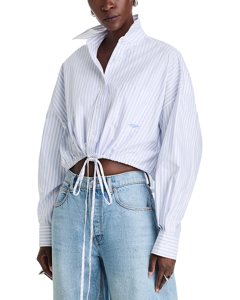 Alexanderwang.t alexanderwang. t Drawstring Hem Poplin Shirt