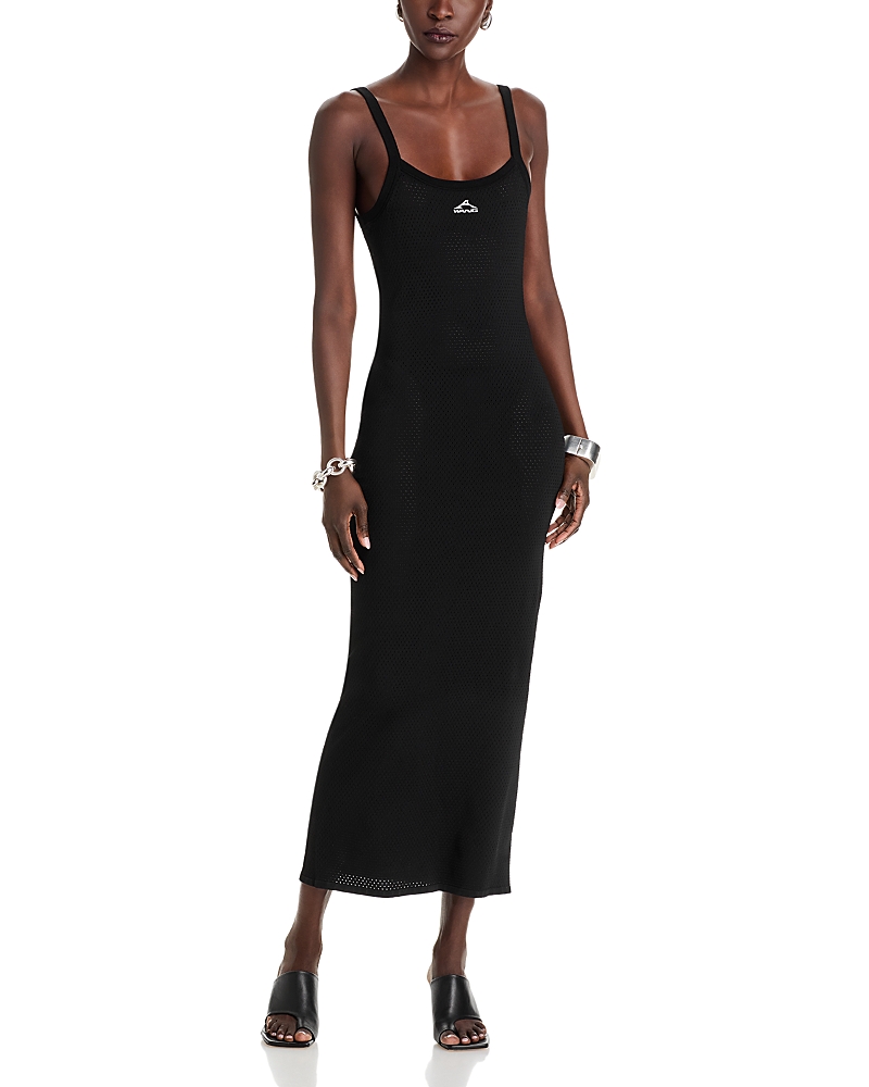 Alexander Wang T Alexanderwang. T Cami Scoop Midi Dress In Black