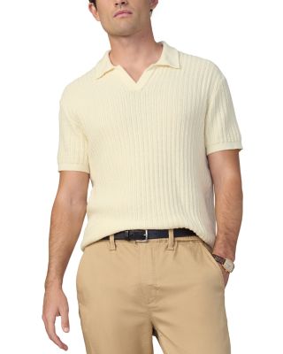 Joe's Jeans - Textured Short Sleeve Polo Sweater
