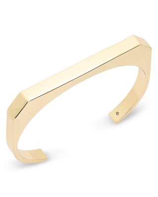Signature Hexagon Cuff Bangle Bracelet