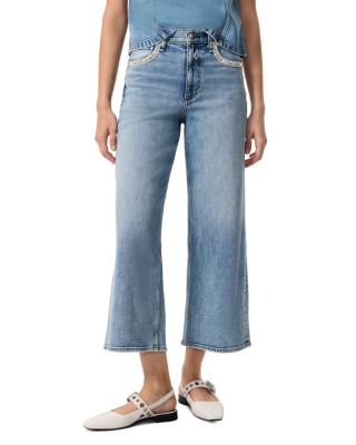 rag & bone - Andi High Rise Cropped Jeans in Pacific Jewel