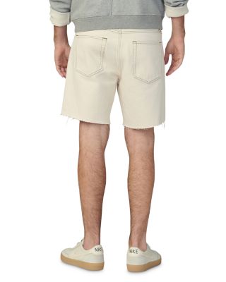 Ecru Straight Fit 7.5" Denim Shorts