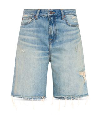 Lola High Rise Jean Shorts in Peaches