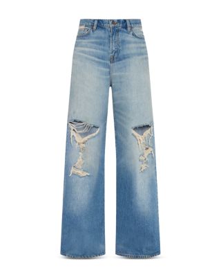 Scout Low Slung Wide Leg Jeans in Copper