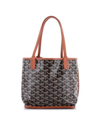 Pre-Owned Goyard - Mini Anjou Reversible Tote Coated Canvas
