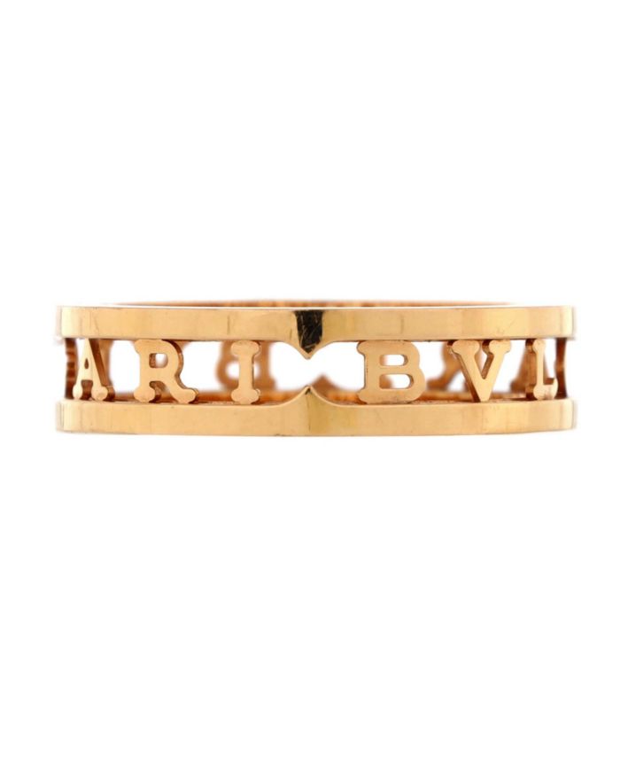 B.Zero1 Logo Openwork Ring 18K Rose Gold