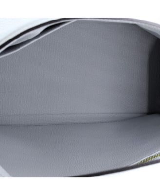 Kelly 28 Handbag Blue Clemence with Gold Hardware