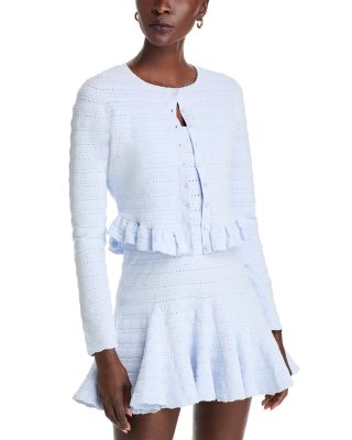 LoveShackFancy - Rogan Crewneck Cardigan Sweater
