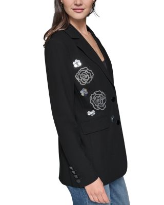Rose Motif Blazer