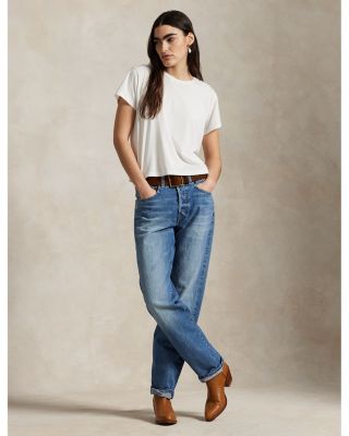 High Rise Relaxed Straight Jeans