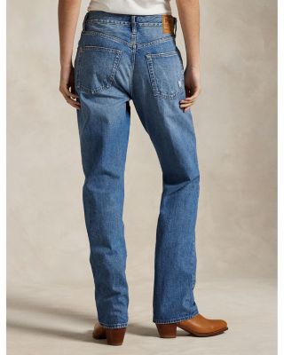 High Rise Relaxed Straight Jeans
