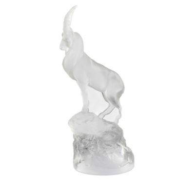 Crystal Ibex Sculpture