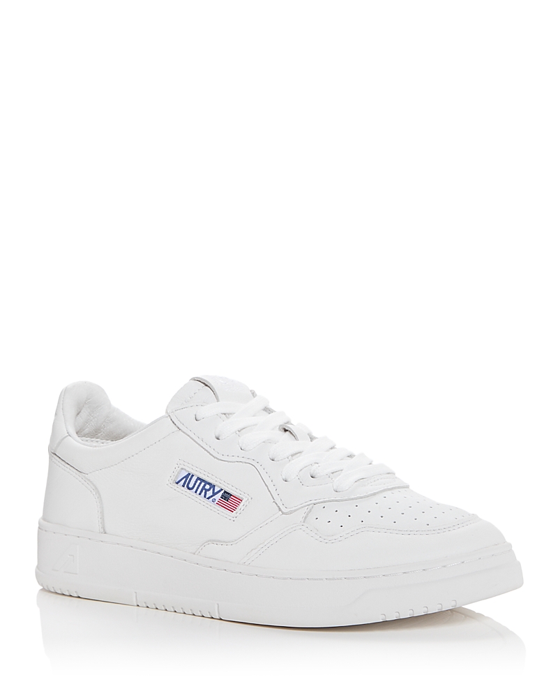 Autry Men's Medalist Low Top Sneakers In White