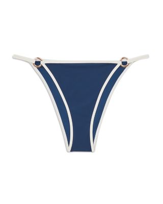 Bianca Contrast Trim Bikini Bottoms