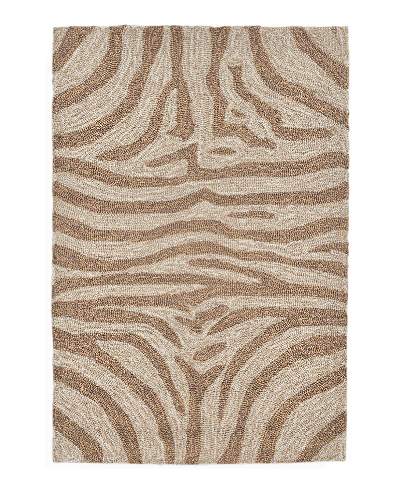 Liora Manne Ravella Zebra Area Rug, 2' X 3' In Brown