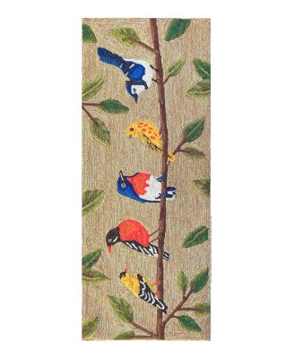 Liora Manne Frontporch Birds On A Branch Runner Area Rug, 2' x 5'