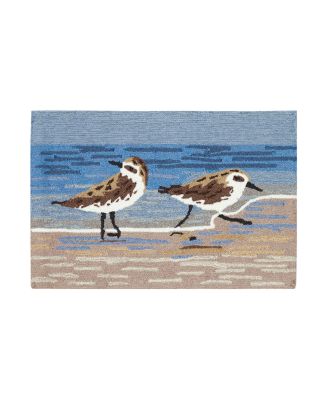 Liora Manne Frontporch Sandpipers Area Rug, 1'8" x 2'6"