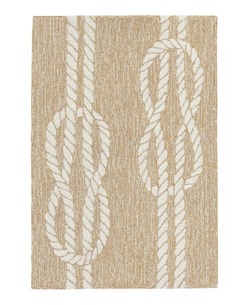 Liora Manne Capri Ropes Area Rug, 1'8 X 2'6 In Neutral
