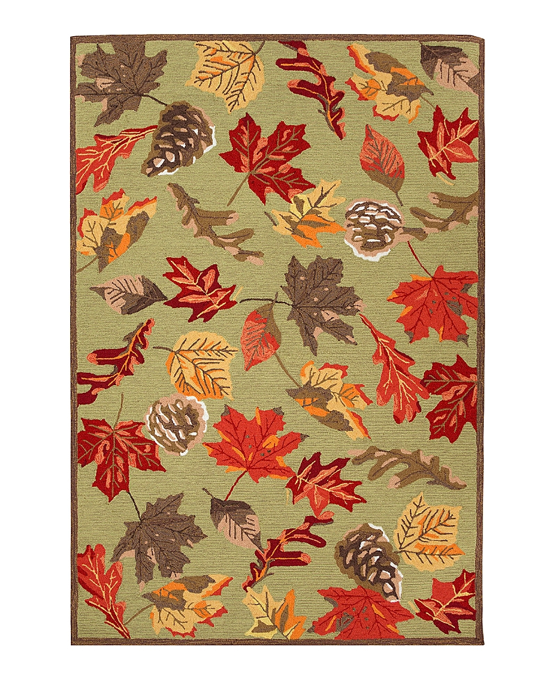 Liora Manne Ravella Falling Leaves Area Rug, 5' X 7'6 In Pattern