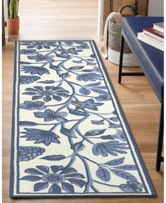 Liora Manne Capri Floral Vine Runner Area Rug, 2' x 5'