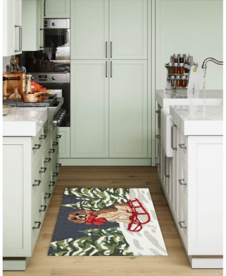 Liora Manne Frontporch Winter Sled Dog Area Rug, 1'8" x 2'6"