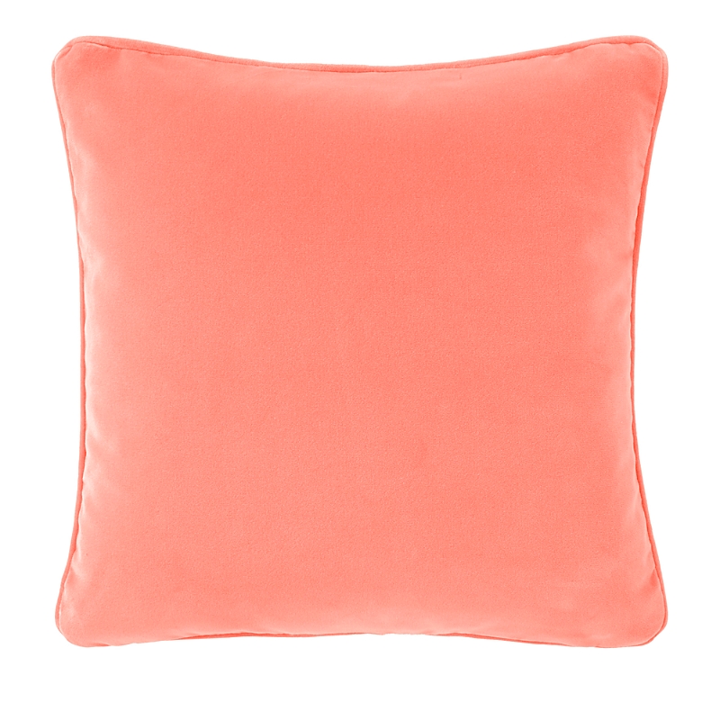 Yves Delorme Divan Decorative Pillow, 18x18 In Coral