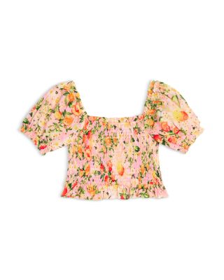 Girls' Summer Peach Top & Skirt, Little Kid, Big Kid - Exclusive