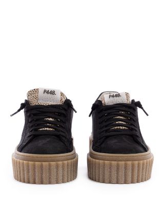 Women&#39;s Creeper Lace Up Platform Sneakers