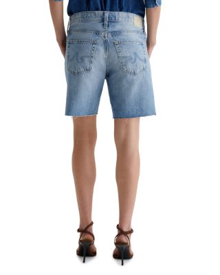 Faded Denim Bermuda Shorts
