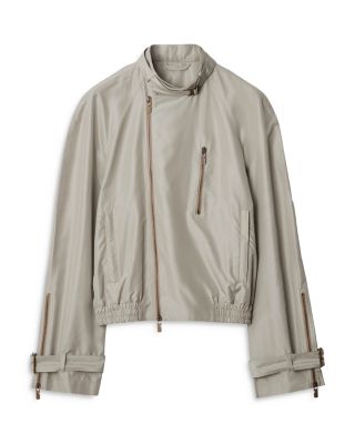 Burberry - Silk Harrington Jacket