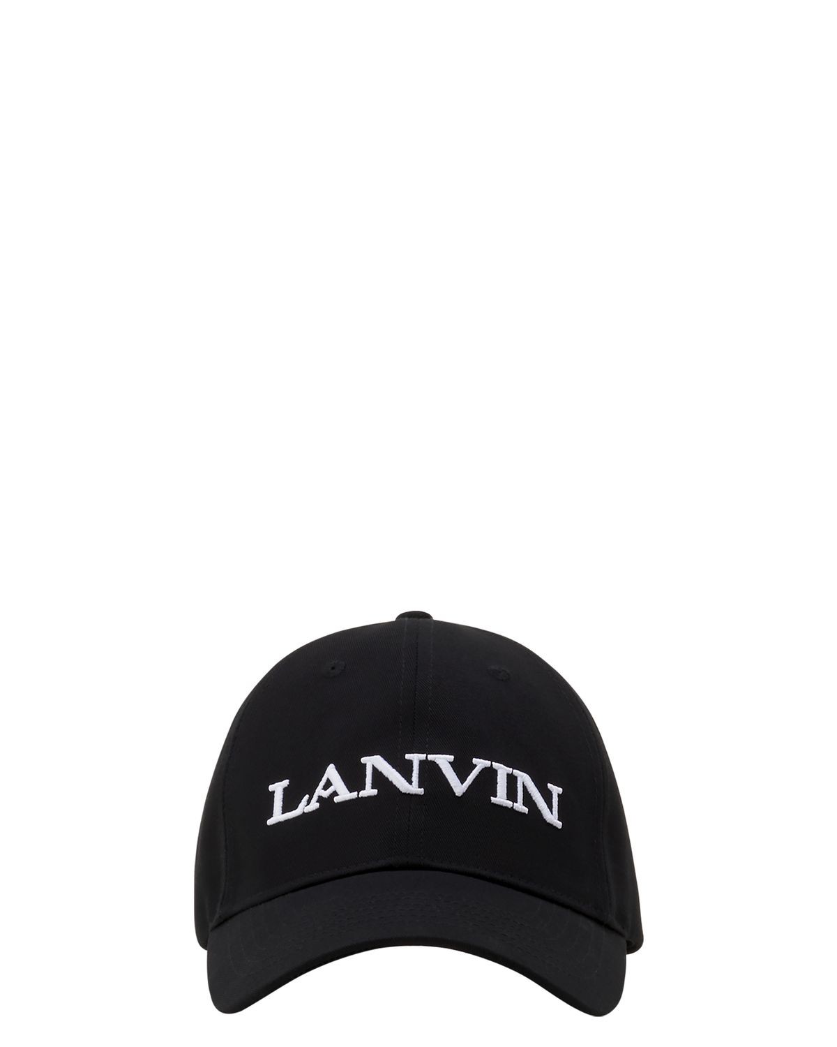 Lanvin Cotton Cap in Black