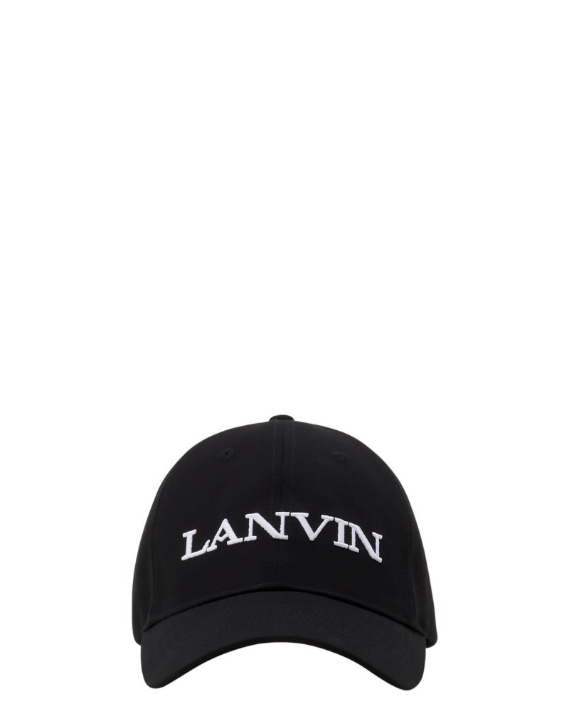 Lanvin Cotton Cap in Black