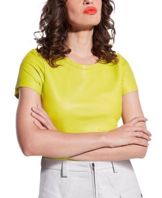  New Guard Recycled Leather Tee