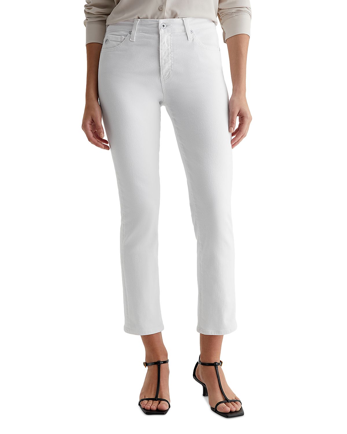 Ag Mari Mid Rise Crop Jeans