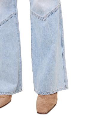 Desi High Rise Bootcut Jeans in Blue Mist